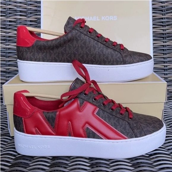 Michael Kors Poppy Lace Up MK Sig Small WMNS - Picture 2 of 16